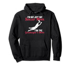 Funny Im Goalkeeper Mom Im Hoodie - Minimalist Print for Adults