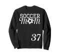 Soccer Mom Jersey Number 37 Favorite Sweatshirt - Unique Graphic Men Women