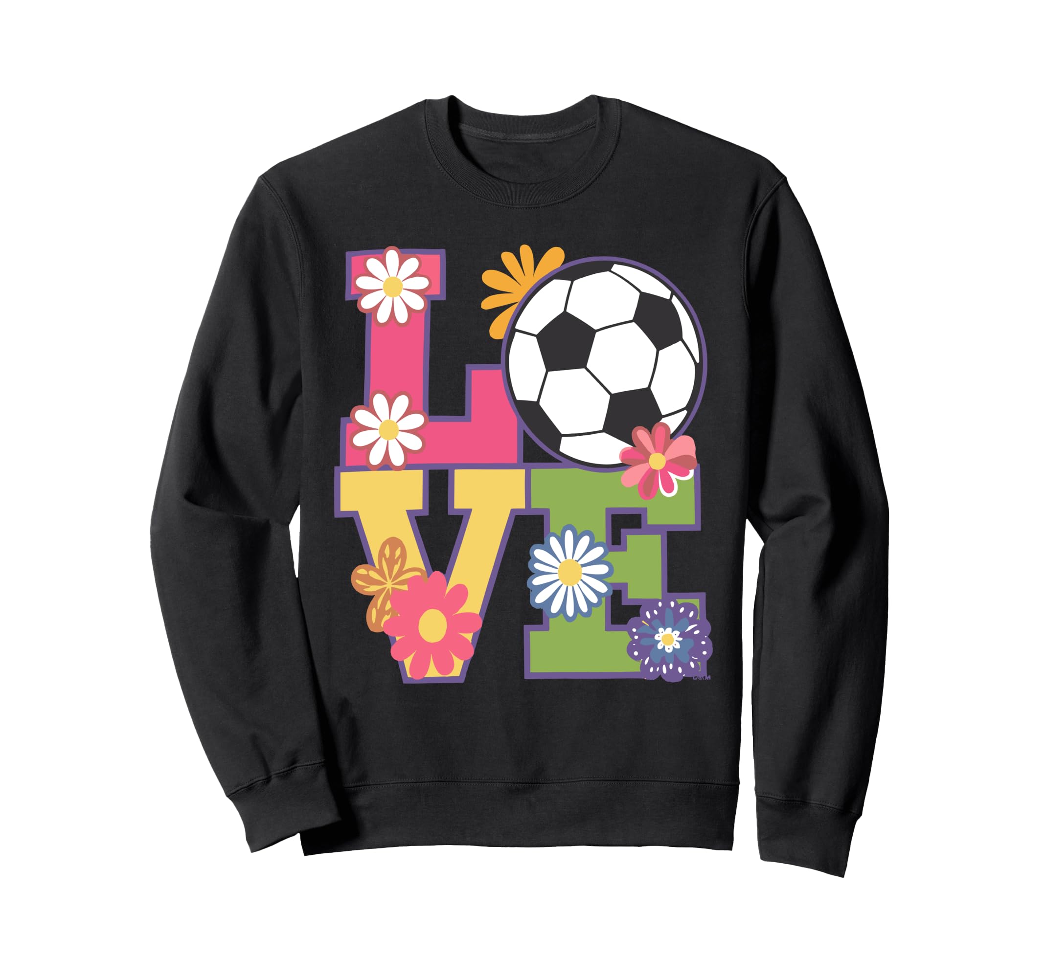 Funny Soccer Art Soccer Player Sweatshirt - Graphic Print for Adults