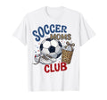 Funny Soccer Mom Club Leopard Mothers Day T-Shirt - Trendy Graphic Unisex