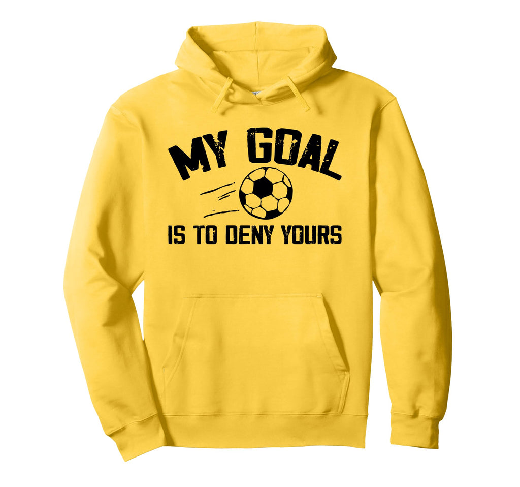Soccer Goalie Art Gag Soccer Player Hoodie - Minimalist Print Men Women
