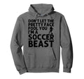 Funny Soccer Art Soccer Lover Soccer Hoodie - Aesthetic Graphic for Adults