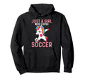 Who Loves Soccer Hoodie - Casual Everyday Wear Unisex