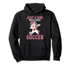 Who Loves Soccer Hoodie - Casual Everyday Wear Unisex