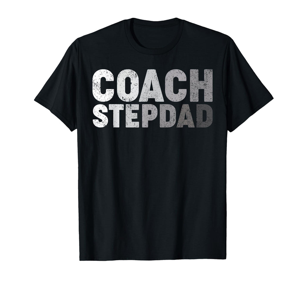 Coach Stepdad Soccer Football T-Shirt - Trendy Graphic for Adults