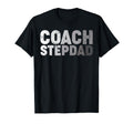 Coach Stepdad Soccer Football T-Shirt - Trendy Graphic for Adults