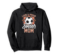 Loud And Proud Soccer Mom Floral Flowers Hoodie - Graphic Print for Adults