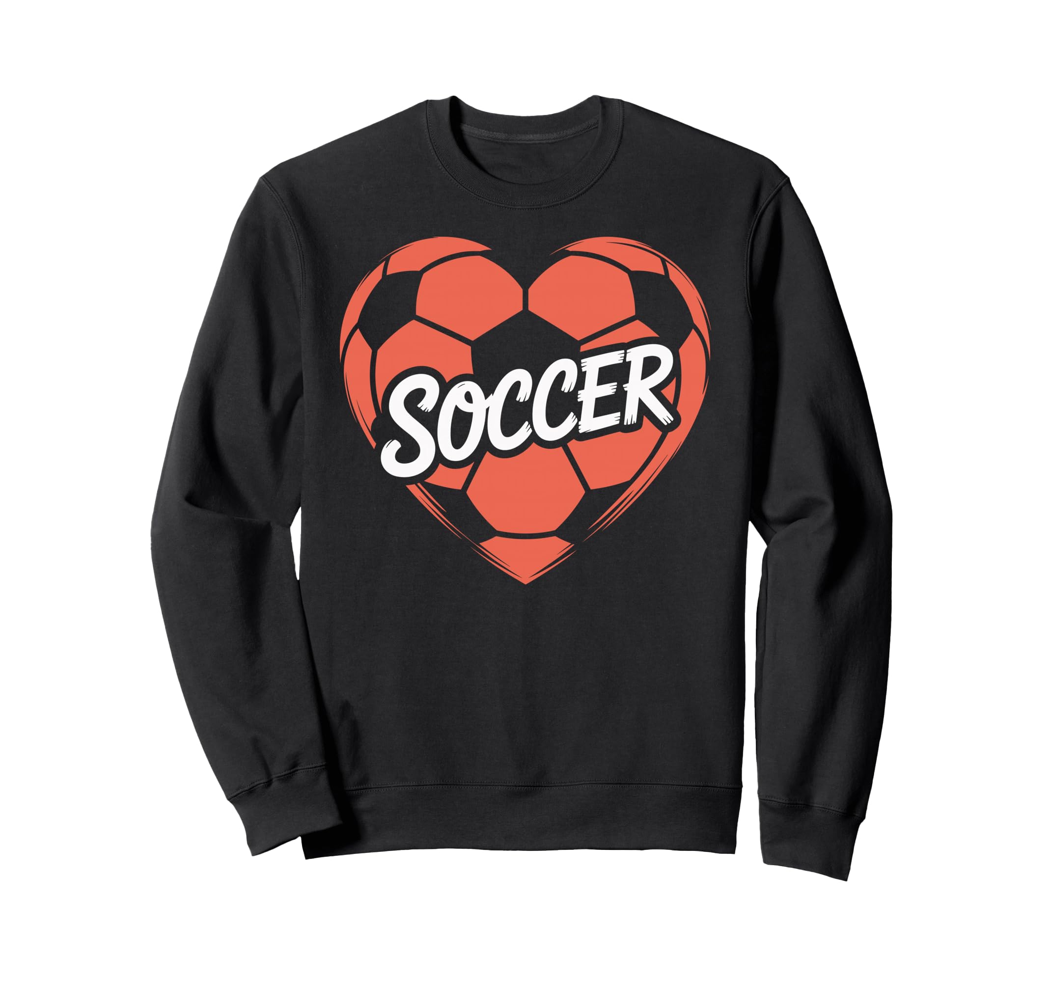 Soccer Heart Sweatshirt - Streetwear Style for Adults