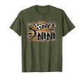 Soccer Nini Leopard Love Soccer T-Shirt - Trendy Graphic Unisex