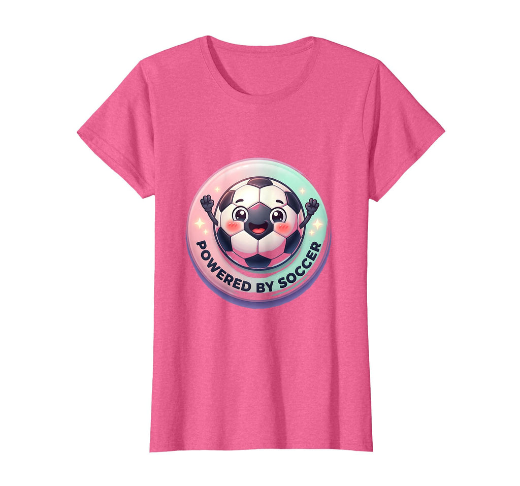 Powered Soccer Bold T-Shirt - Aesthetic Graphic Men Women