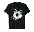 2 Sided Soccer Mom Mama Checkered T-Shirt - Graphic Print for Adults