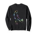 Soccer Silhouette Sweatshirt - Aesthetic Graphic Unisex