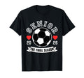 Senior Soccer 2026 Final Season Crew T-Shirt - Minimalist Print Unisex