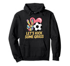 Let S Kick Some Grass Soccer Mom Hoodie - Streetwear Style Unisex