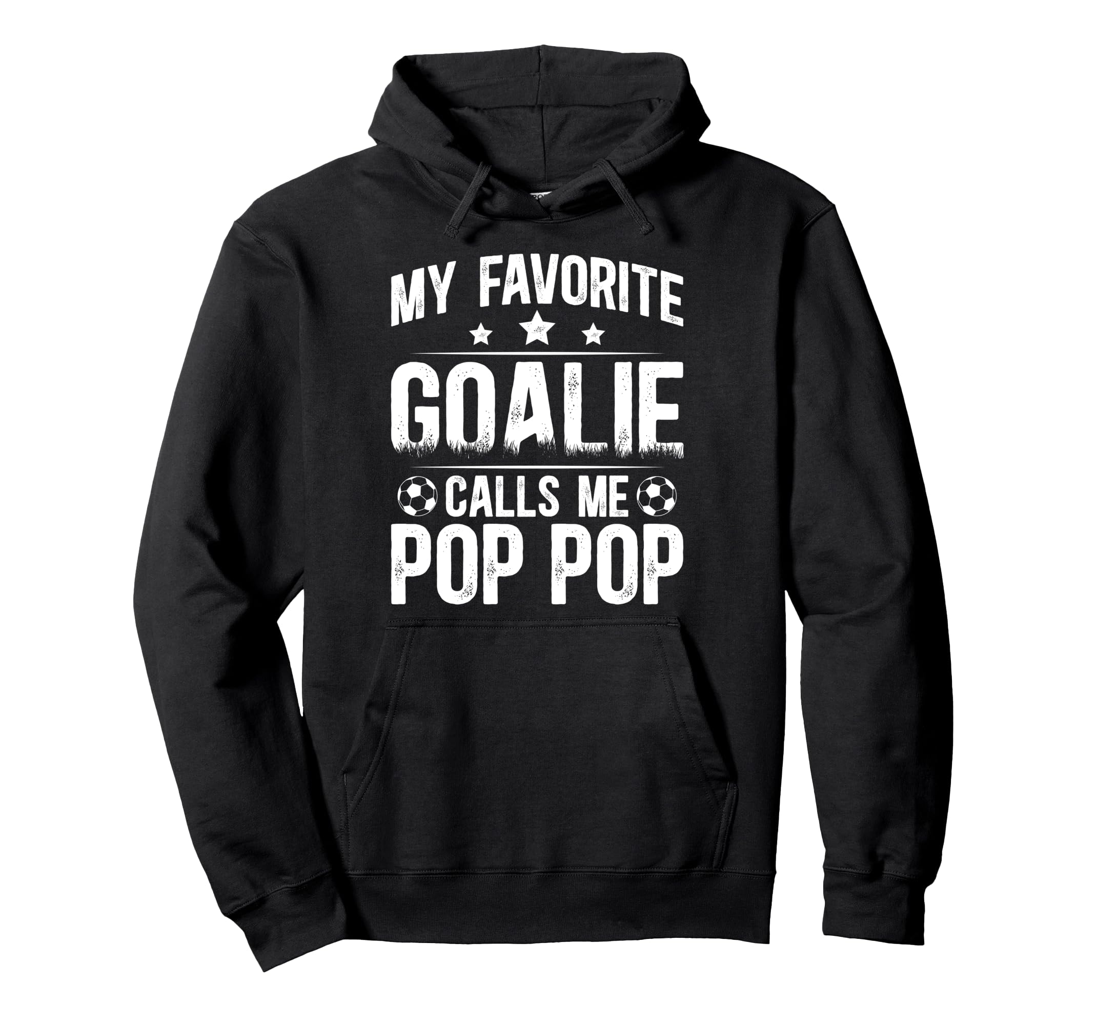 My Favorite Soccer Goalie Pop Pop Hoodie - Unique Graphic for Adults