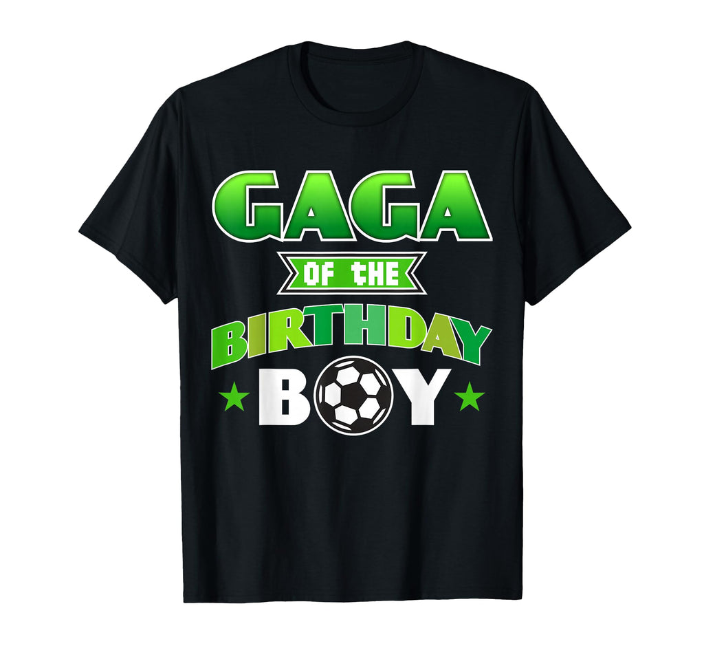 Gaga Birthday Soccer Party Family T-Shirt - Fun Novelty Design for Adults