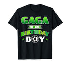 Gaga Birthday Soccer Party Family T-Shirt - Fun Novelty Design for Adults