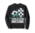 8 Years Being Awesome 8Th Birthday Sweatshirt - Trendy Graphic Men Women