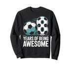 8 Years Being Awesome 8Th Birthday Sweatshirt - Trendy Graphic Men Women