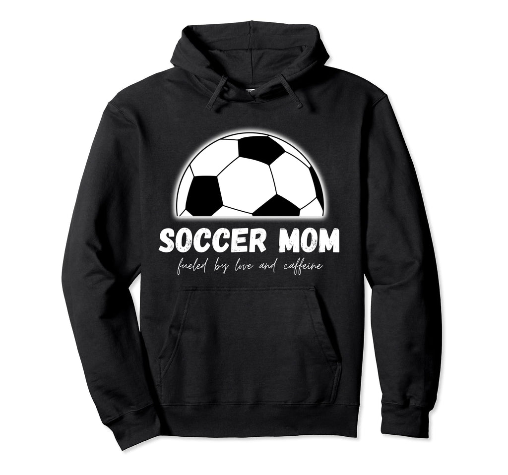 Soccer Mom Fueled Love And Caffeine Hoodie - Graphic Print for Adults