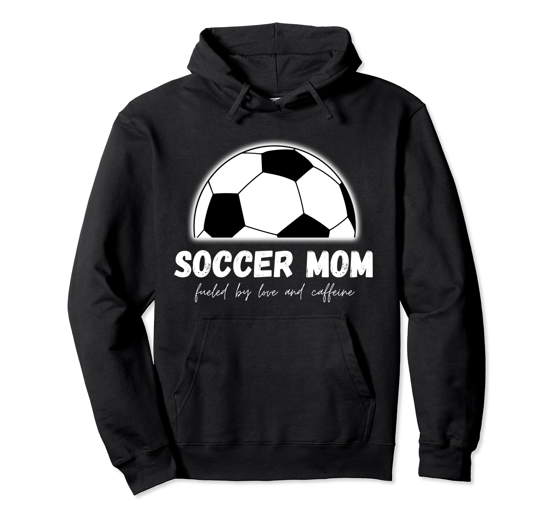 Soccer Mom Fueled Love And Caffeine Hoodie - Graphic Print for Adults