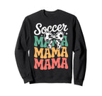 Groovy Soccer Football Player Sweatshirt - Fun Novelty Design Men Women