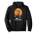 Spooky Skeleton Playing Soccer Halloween Hoodie - Streetwear Style Unisex