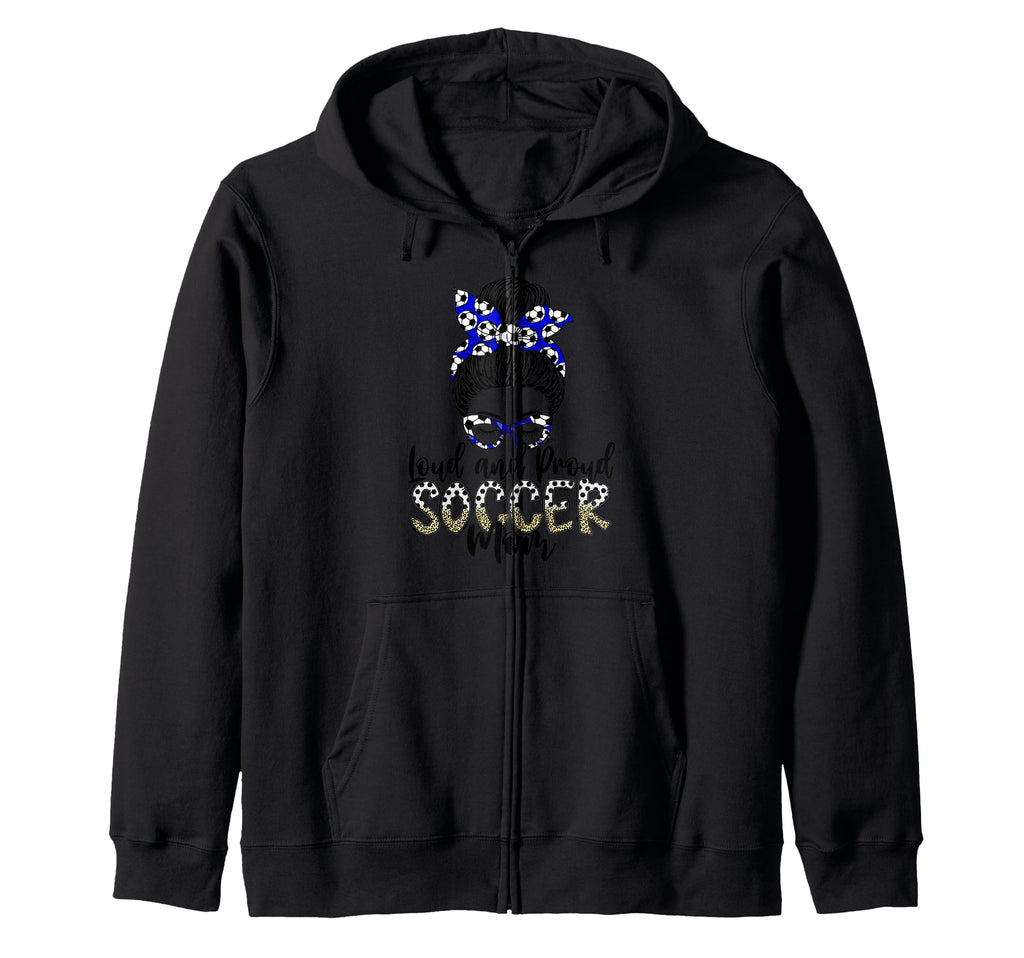 Loud And Proud Soccer Mom Mother T-Shirt - Streetwear Style for Adults