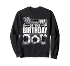 Mommy Birthday Soccer Matching Family Sweatshirt - Graphic Print Unisex
