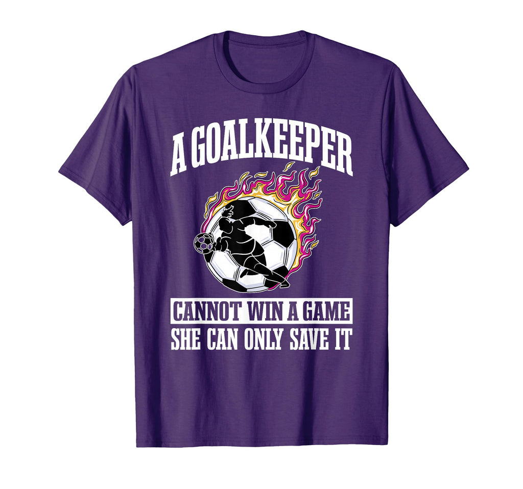 Goalie Goalkeeper Soccer Player T-Shirt - Minimalist Print for Adults