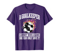 Goalie Goalkeeper Soccer Player T-Shirt - Minimalist Print for Adults