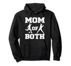 Mom Both Funny Soccer Baseball Mom Hoodie - Trendy Graphic Men Women