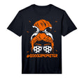 Soccer Momster Halloween Mom Messy T-Shirt - Casual Everyday Wear Unisex