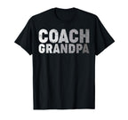 Coach Grandpa Soccer Football T-Shirt - Streetwear Style for Adults