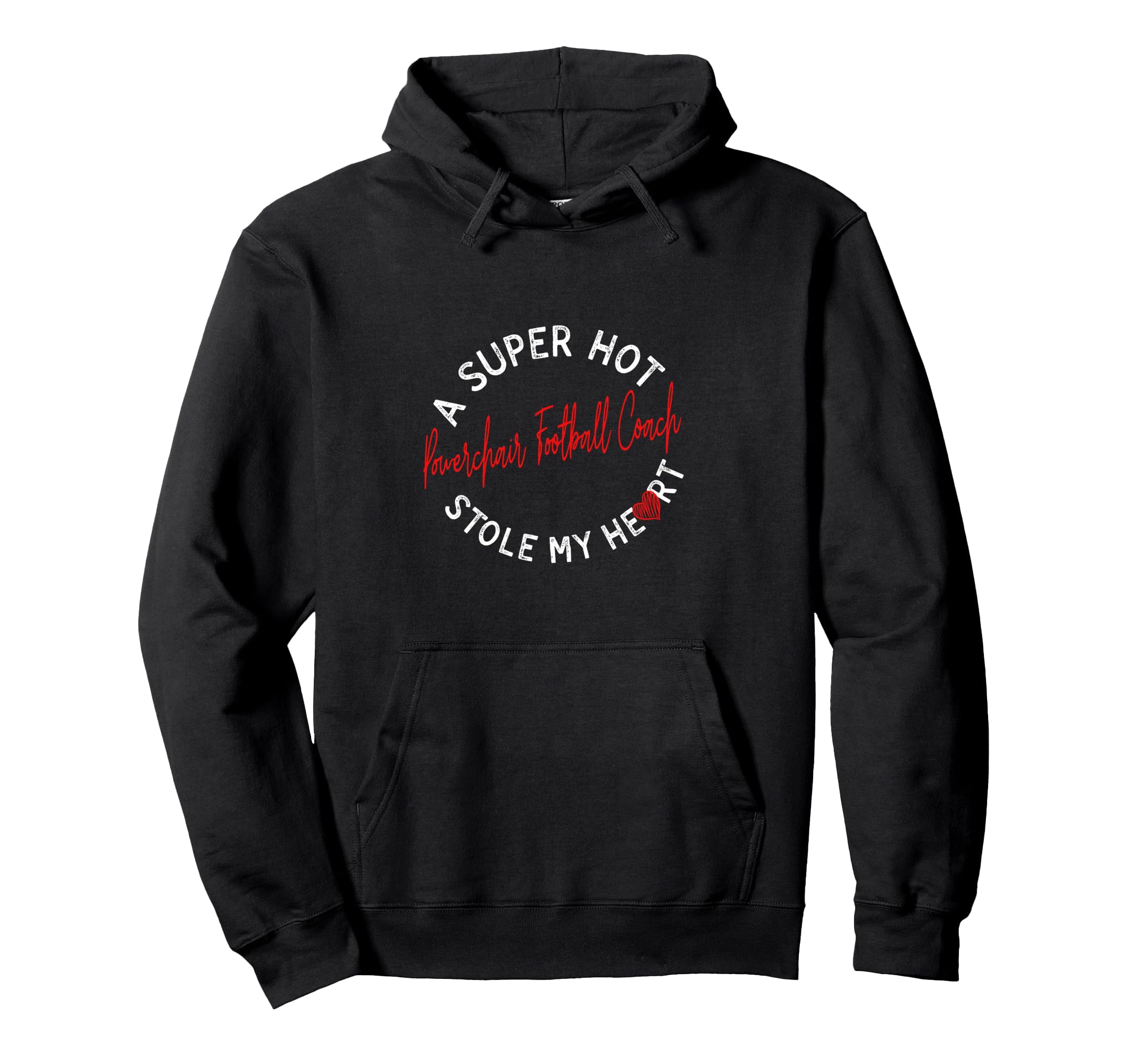 Super Hot Powerchair Football Coach Hoodie - Graphic Print for Adults