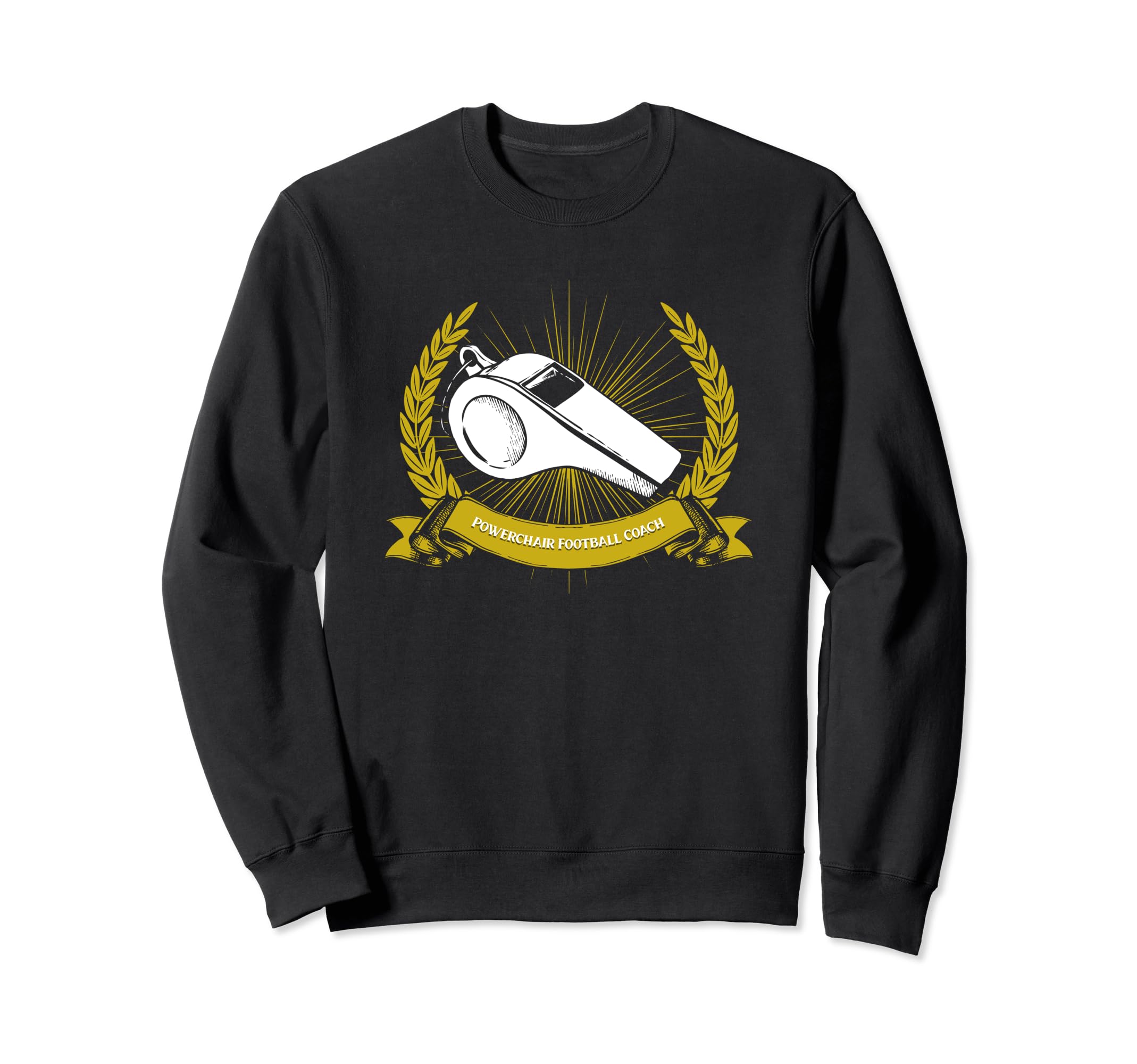 Powerchair Football Coach Power Sweatshirt - Unique Graphic for Adults