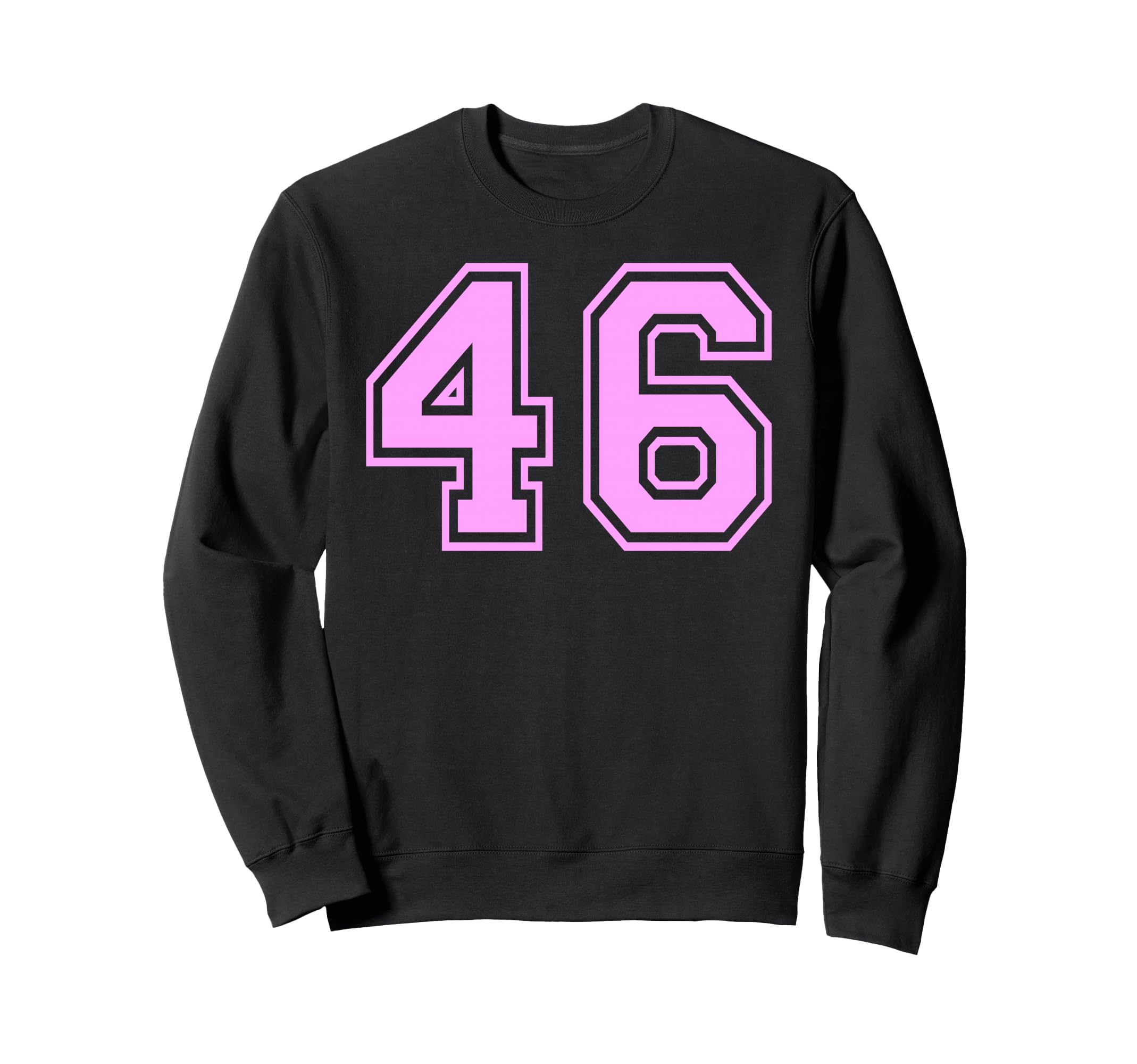 46 Number Forty Six Sports Varsity Sweatshirt - Minimalist Print Unisex