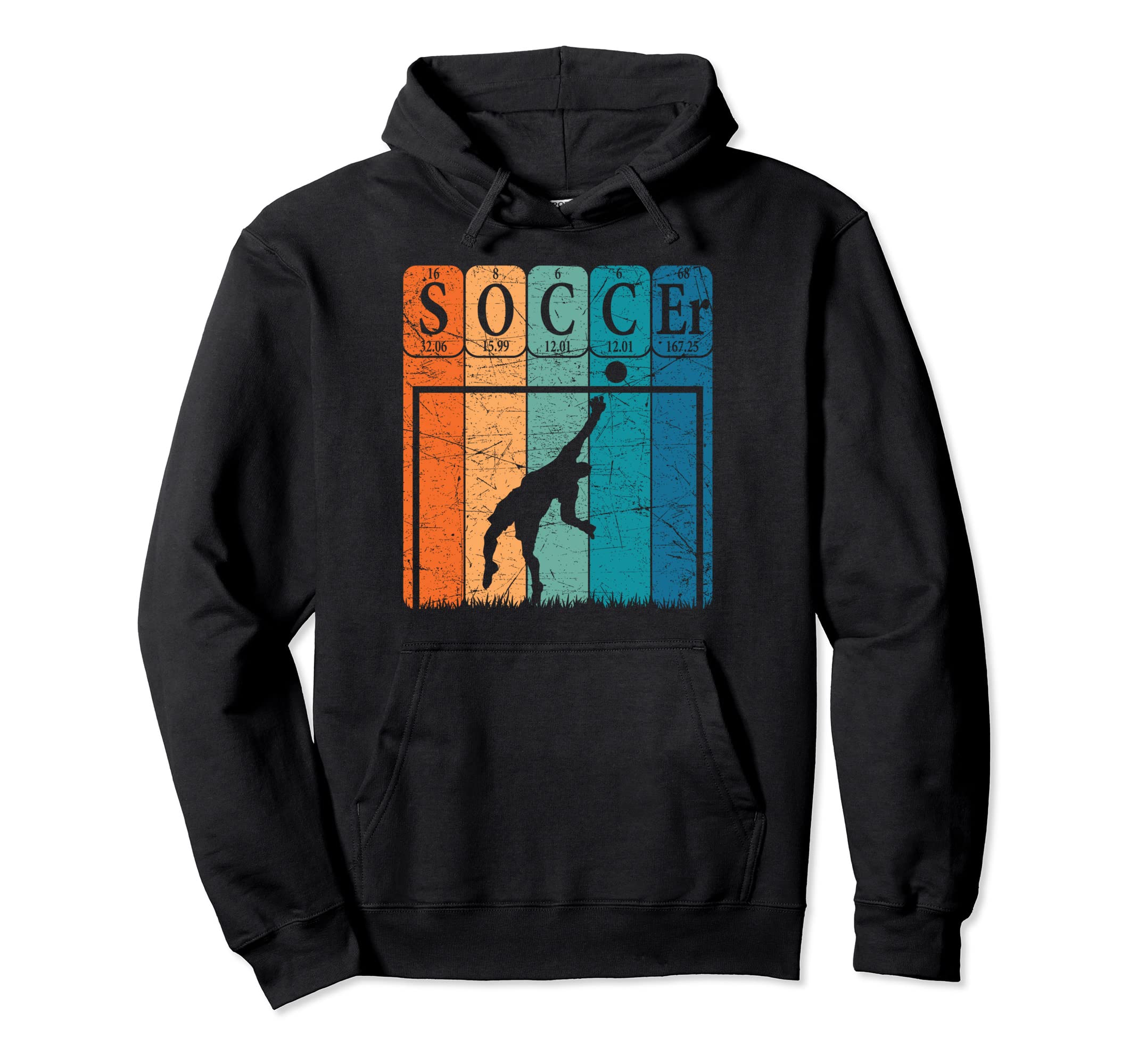 Soccer Periodic Table Elements Soccer Hoodie - Novelty Apparel Men Women