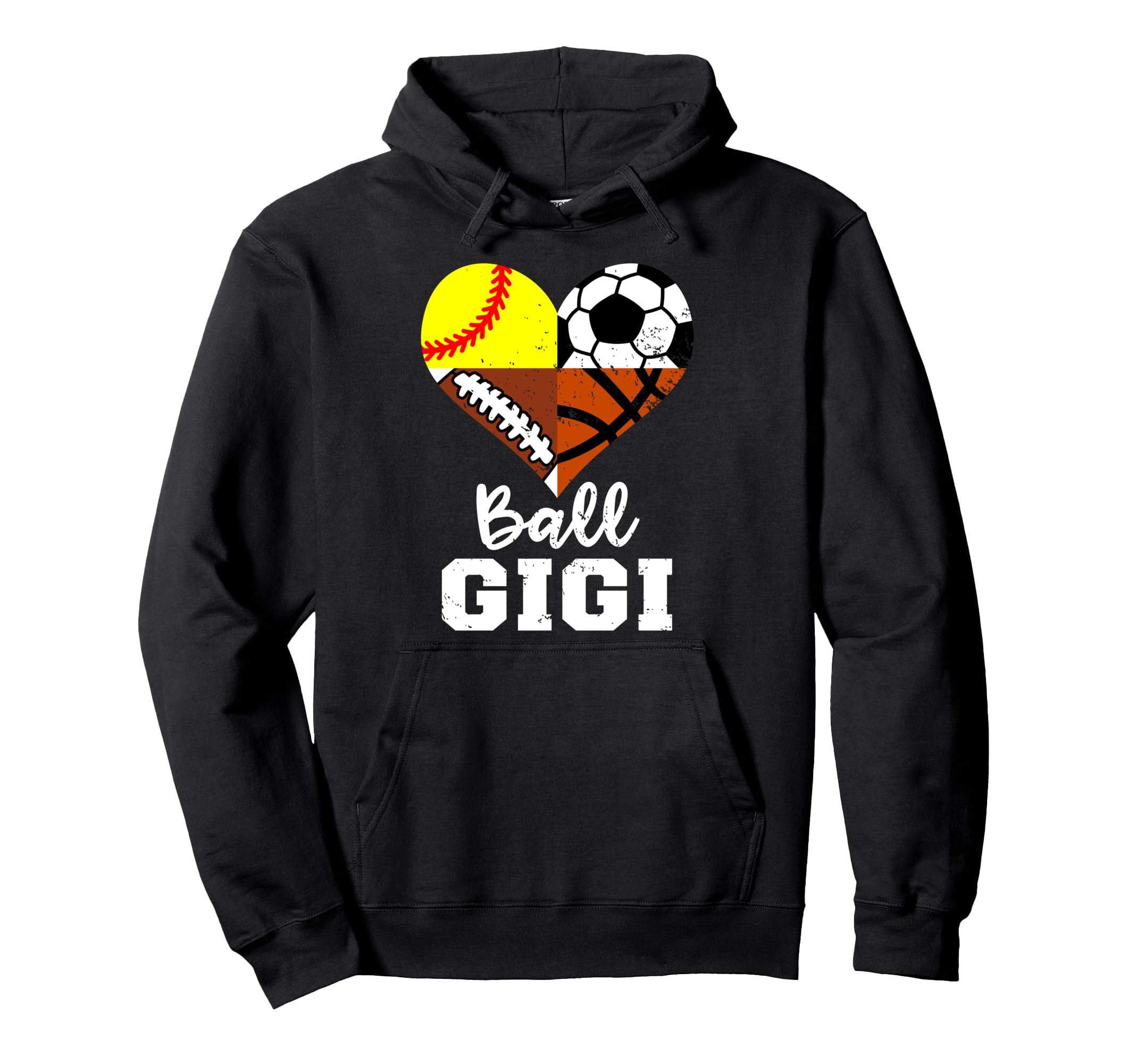 Ball Gigi Soccer Football Softball Hoodie - Streetwear Style for Adults