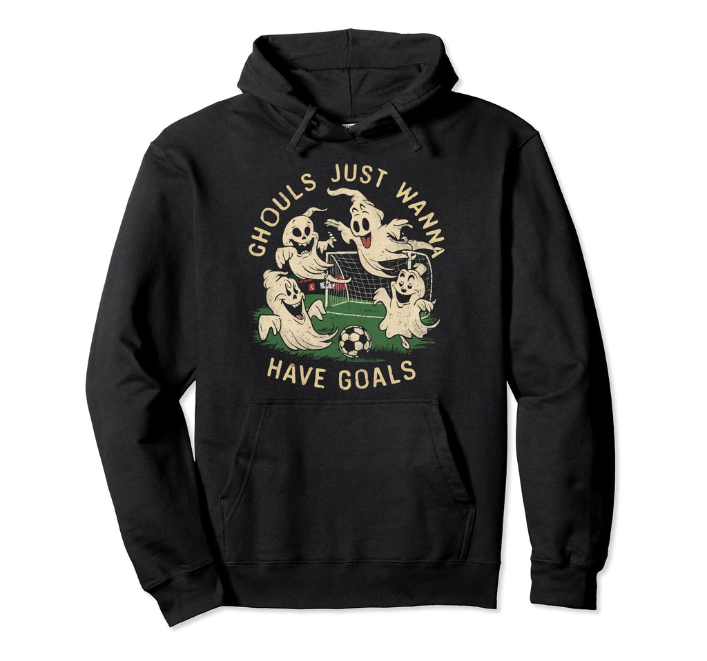 Soccer Halloween Spooky Goalkeeper Trick Or Hoodie - Graphic Print Unisex