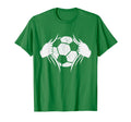 North South American European Soccer T-Shirt - Custom Art Print for Adults