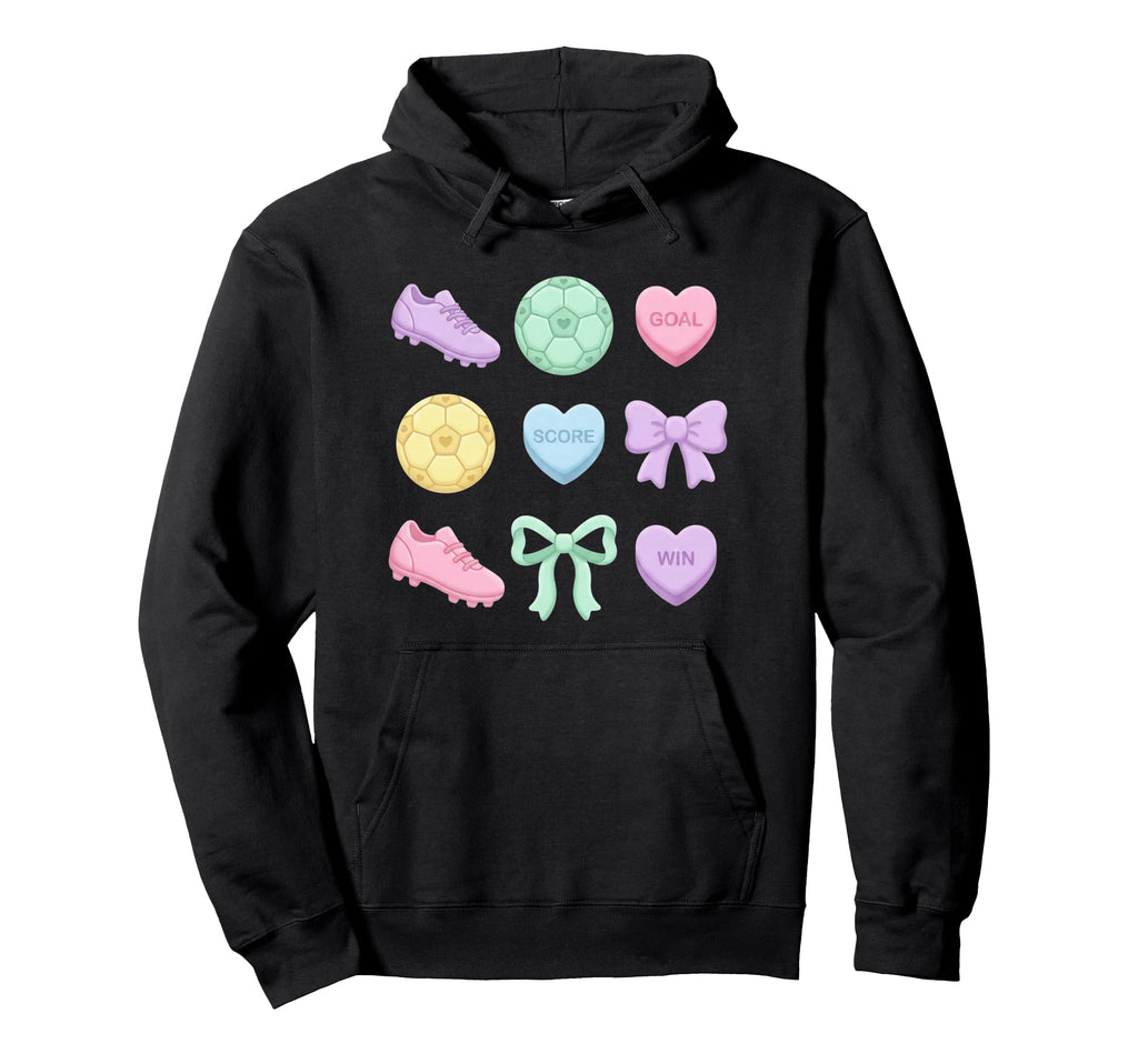 Soccer Soccer Lovers Soccer Players Hoodie - Minimalist Print for Adults