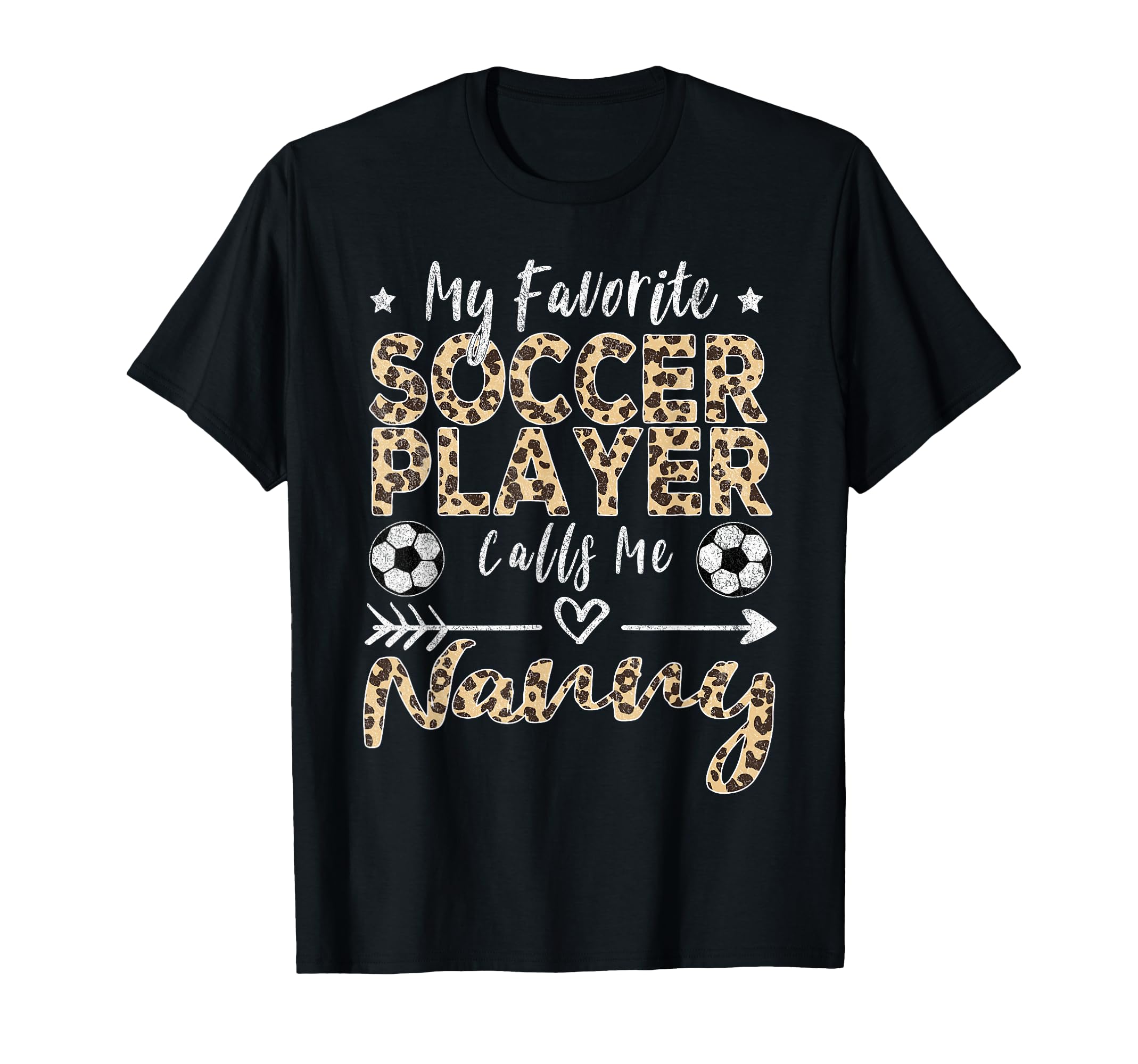 My Favorite Soccer Player Calls Me T-Shirt - Graphic Print for Adults