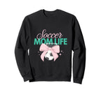 Soccer Mom Life Match Day Energy Sweatshirt - Unique Graphic for Adults