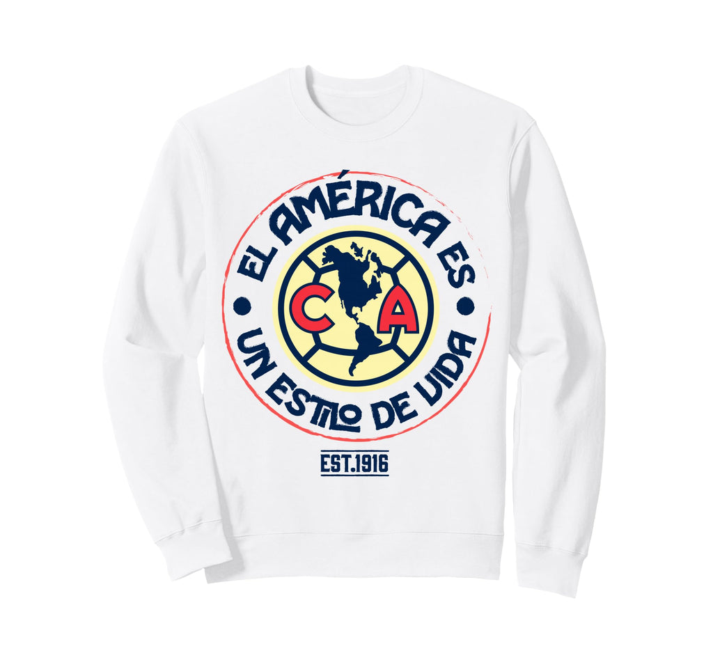 Club America Soccer Is Way Life Sweatshirt - Fun Novelty Design Unisex