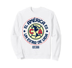 Club America Soccer Is Way Life Sweatshirt - Fun Novelty Design Unisex