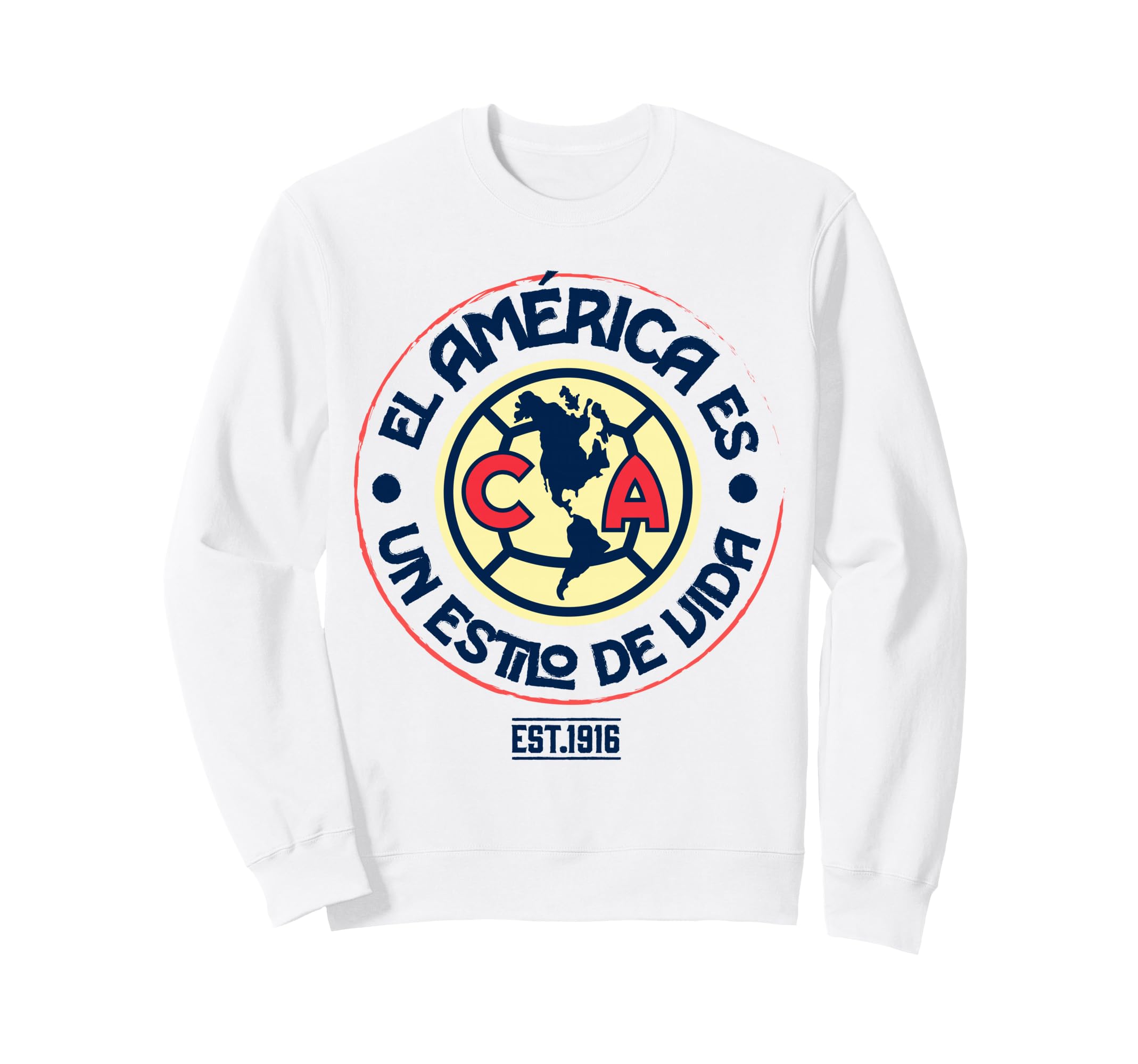 Club America Soccer Is Way Life Sweatshirt - Fun Novelty Design Unisex