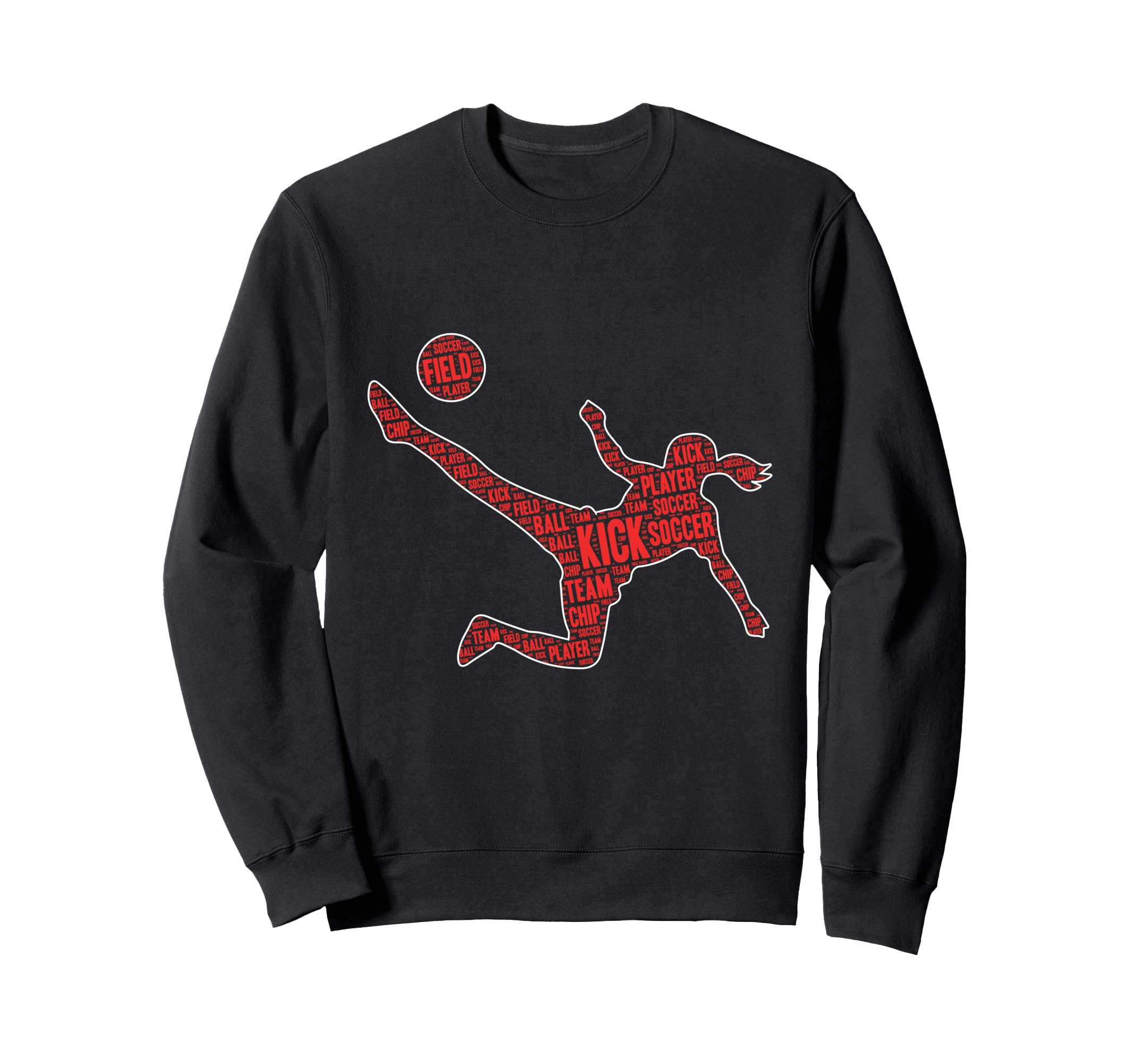 Be Goals Soccer Football Player Sweatshirt - Custom Art Print Unisex