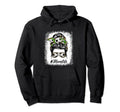 Mothers Day Soccer Mom Life Messy Bun Hoodie - Streetwear Style Men Women