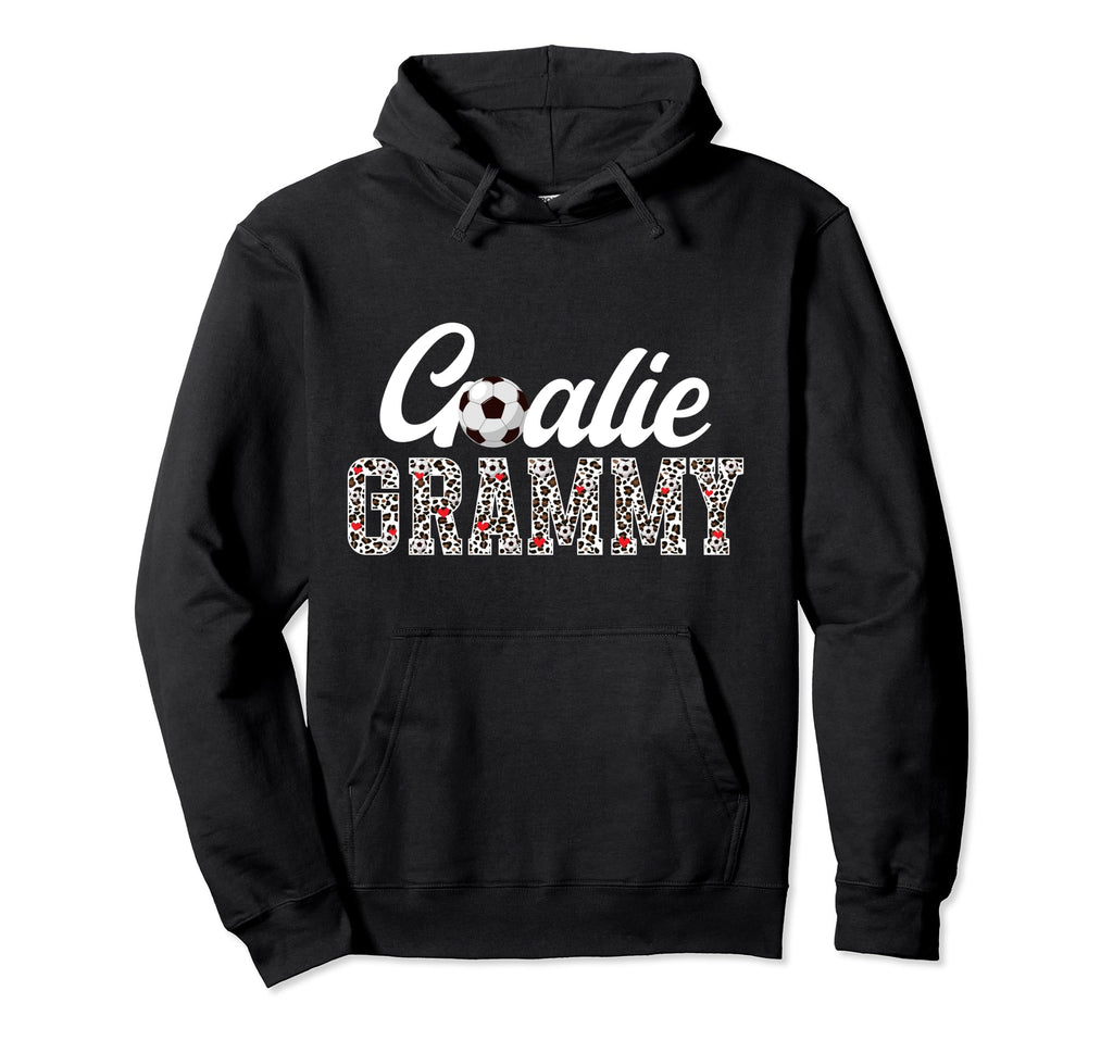 Soccer Goalie Grammy Leopard Soccer Hoodie - Fun Novelty Design for Adults